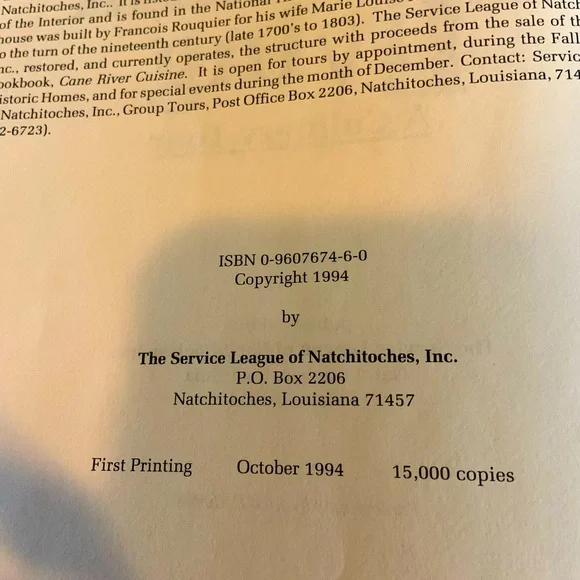 Cane River's Louisiana Living Cookbook & Southern Table Cookbook Paula Dean - Picture 3 of 12